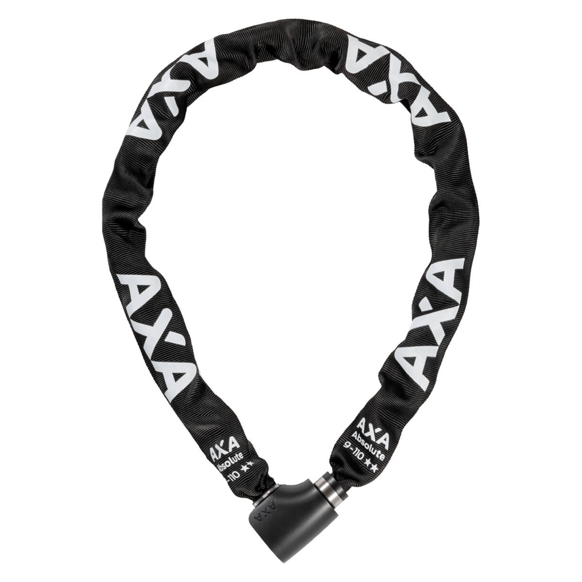 AXA Absolute 9-110 kedjelås, längd 110 cm