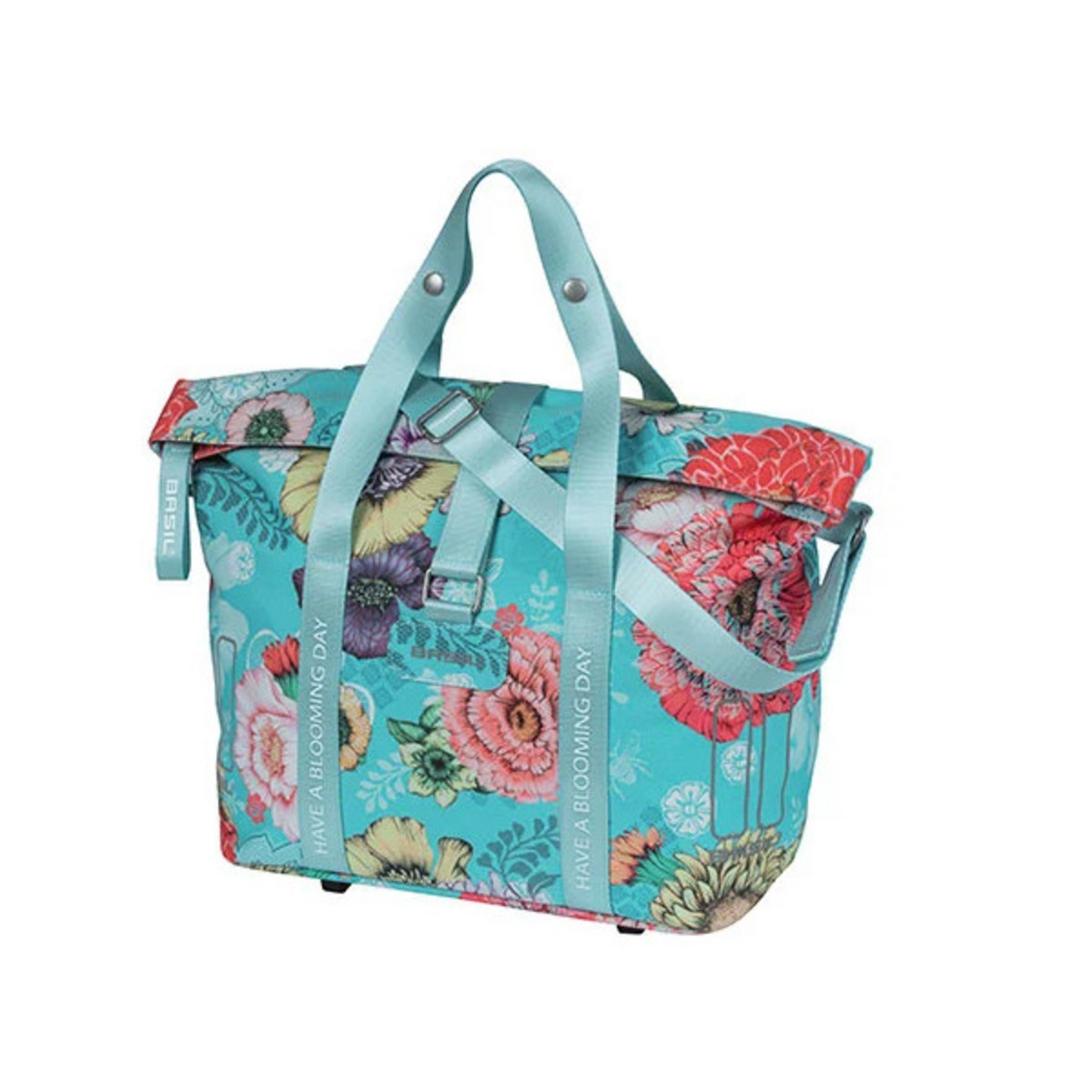 Basil Bloom Field -styrväska 8–11 l, blå/blommönster