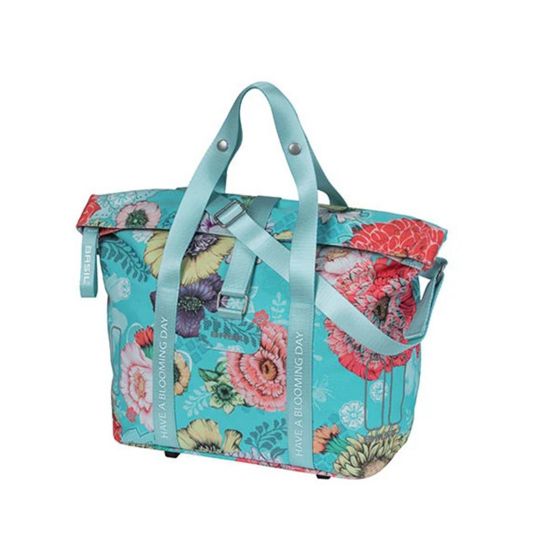 Basil Bloom Field -styrväska 8–11 l, blå/blommönster