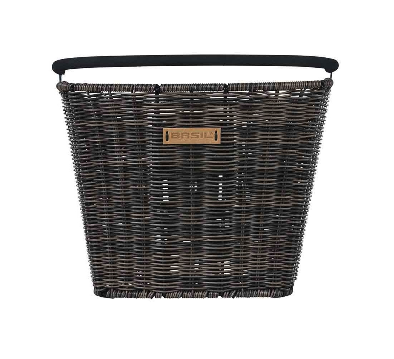 Basil Bremen Rattan Look KF -avtagbar cykelkorg fram