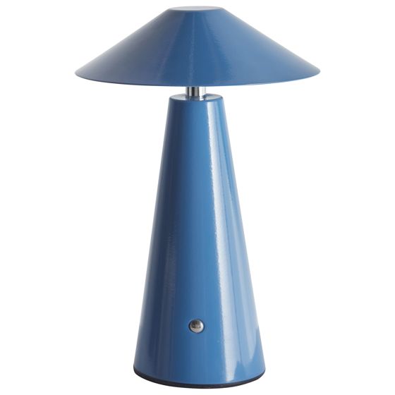 Trådlös LED-bordslampa APAYAO med dimmer Metall Blå