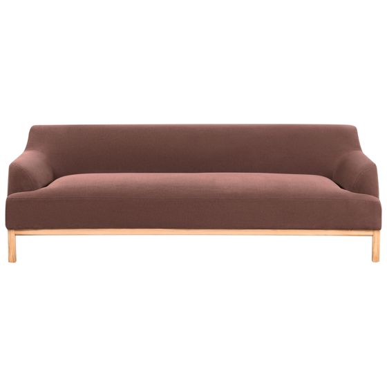 Soffa 3-sits SOSJO Vinröd