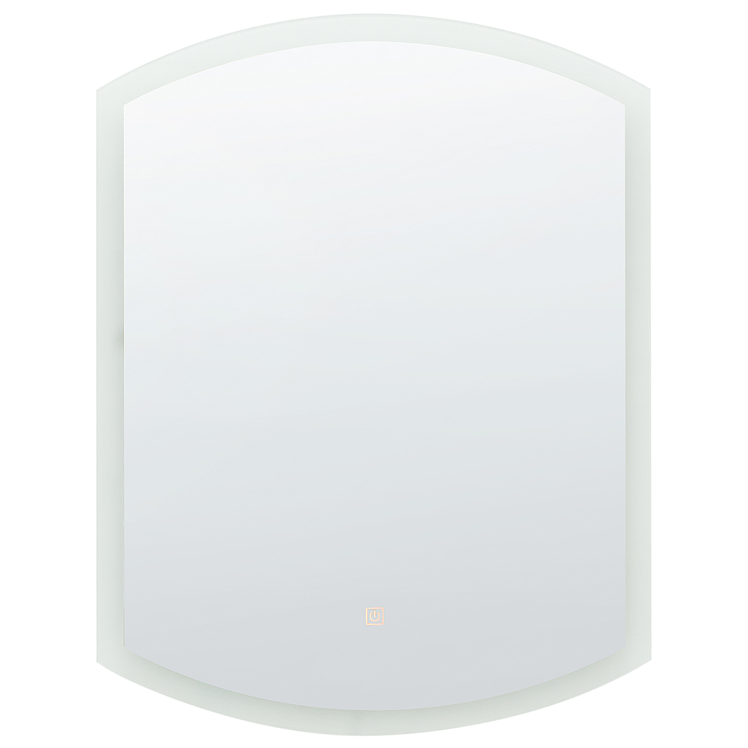 Badrumsspegel med LED BEZIERS 60 cm 78 cm Silver