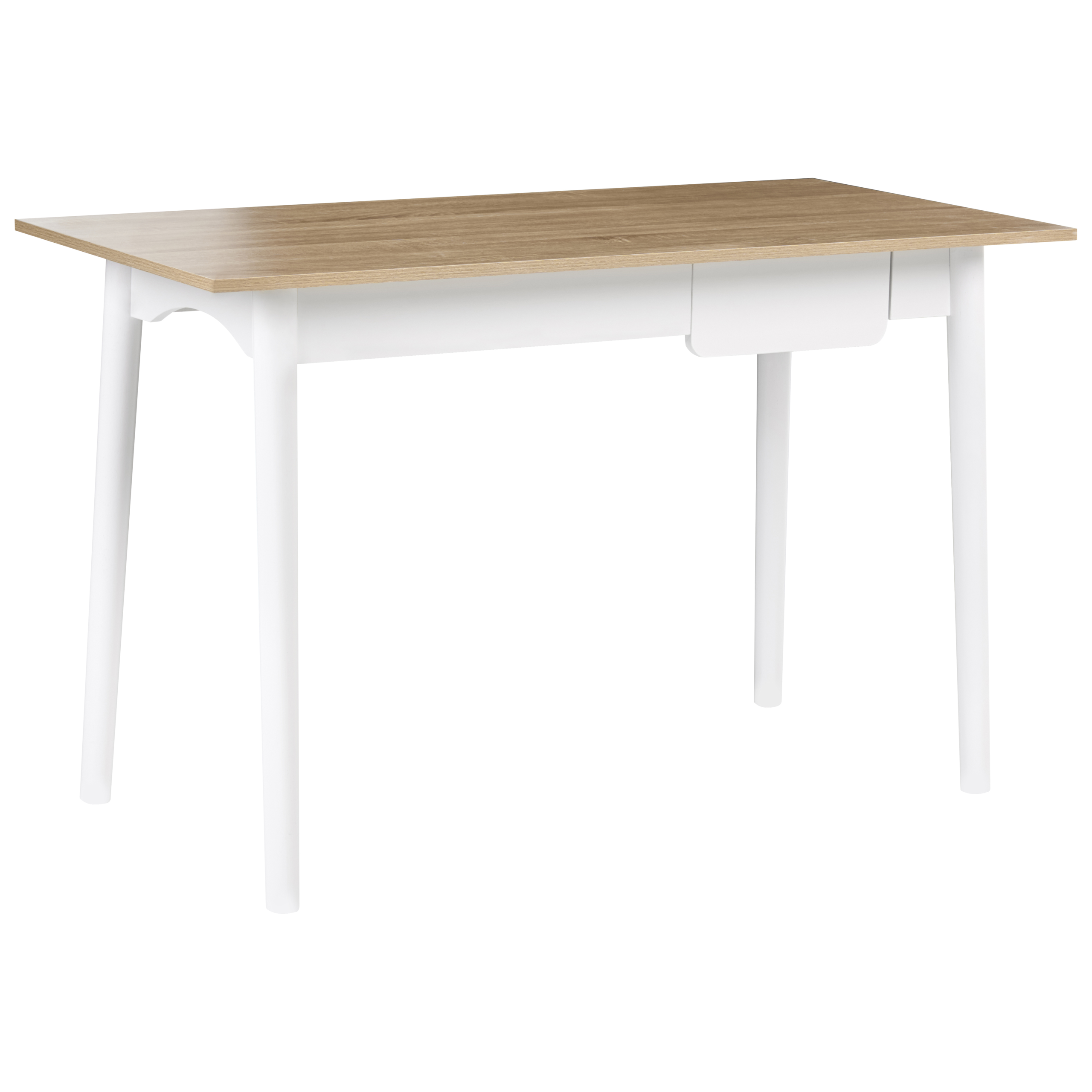 Skrivbord VITRION 120 cm 60 cm Ljusbrun/ Vit