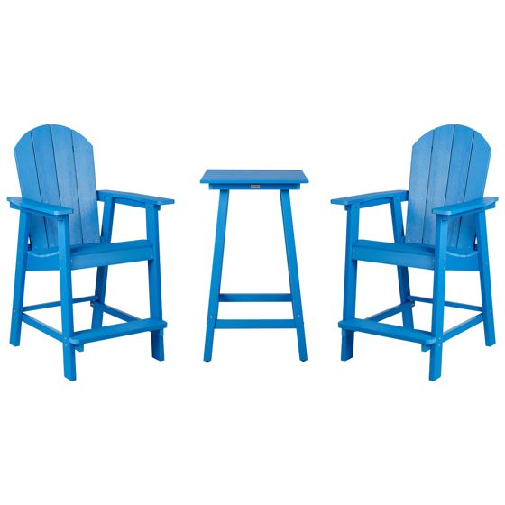 Caféset ADIRONDACK Blå