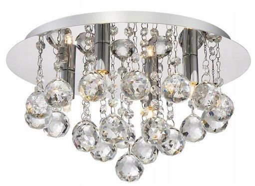 TOOLIGHT taklampa APP403-C CRYSTAL Grå 25x25x2,9cm