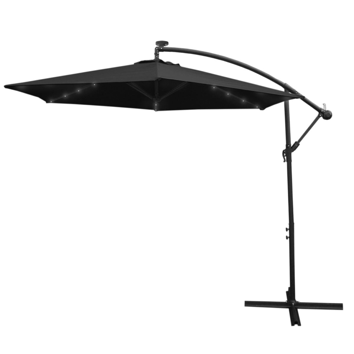 Svart 3 m LED-konsolsladd