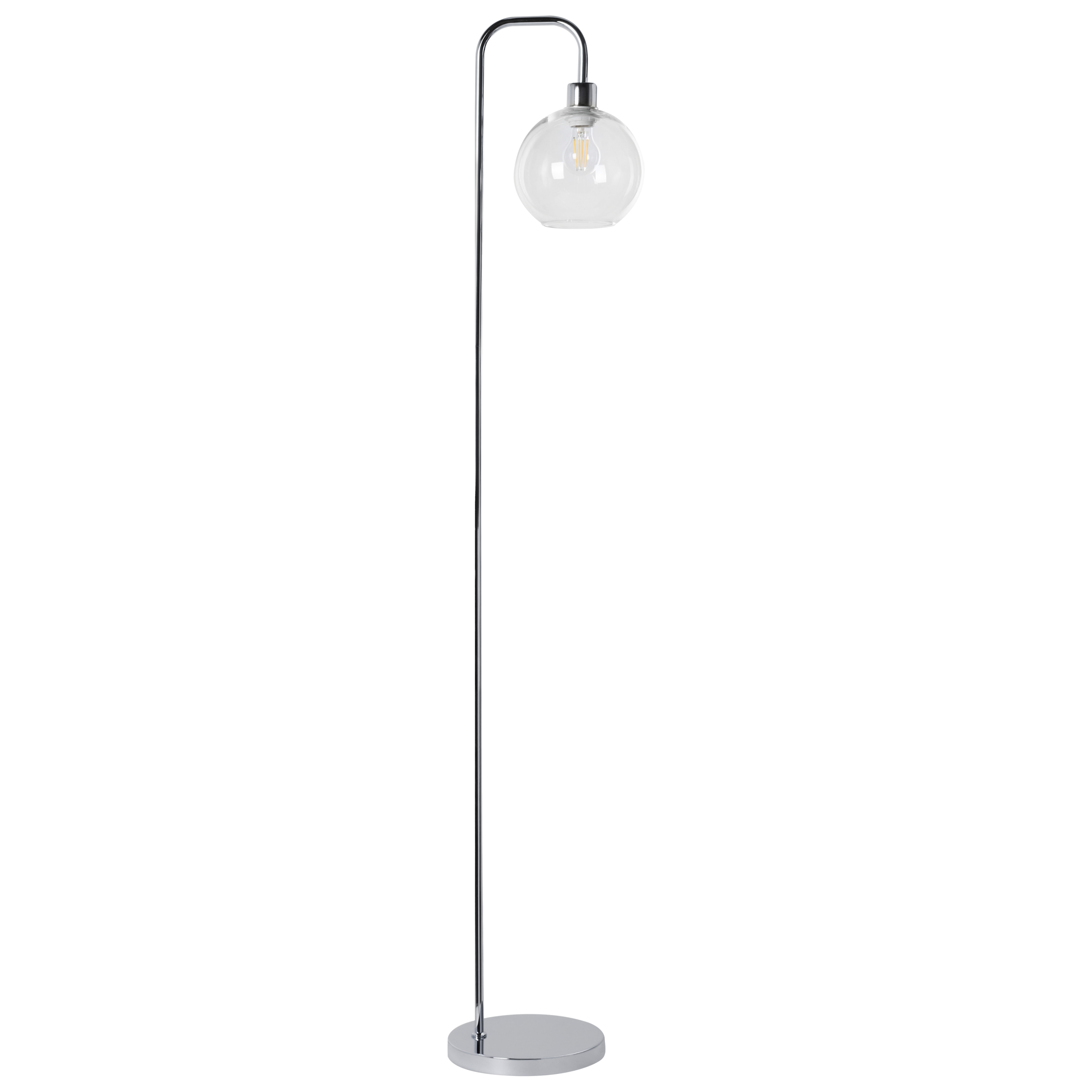 Golvlampa OKAVANGO Metall Silver