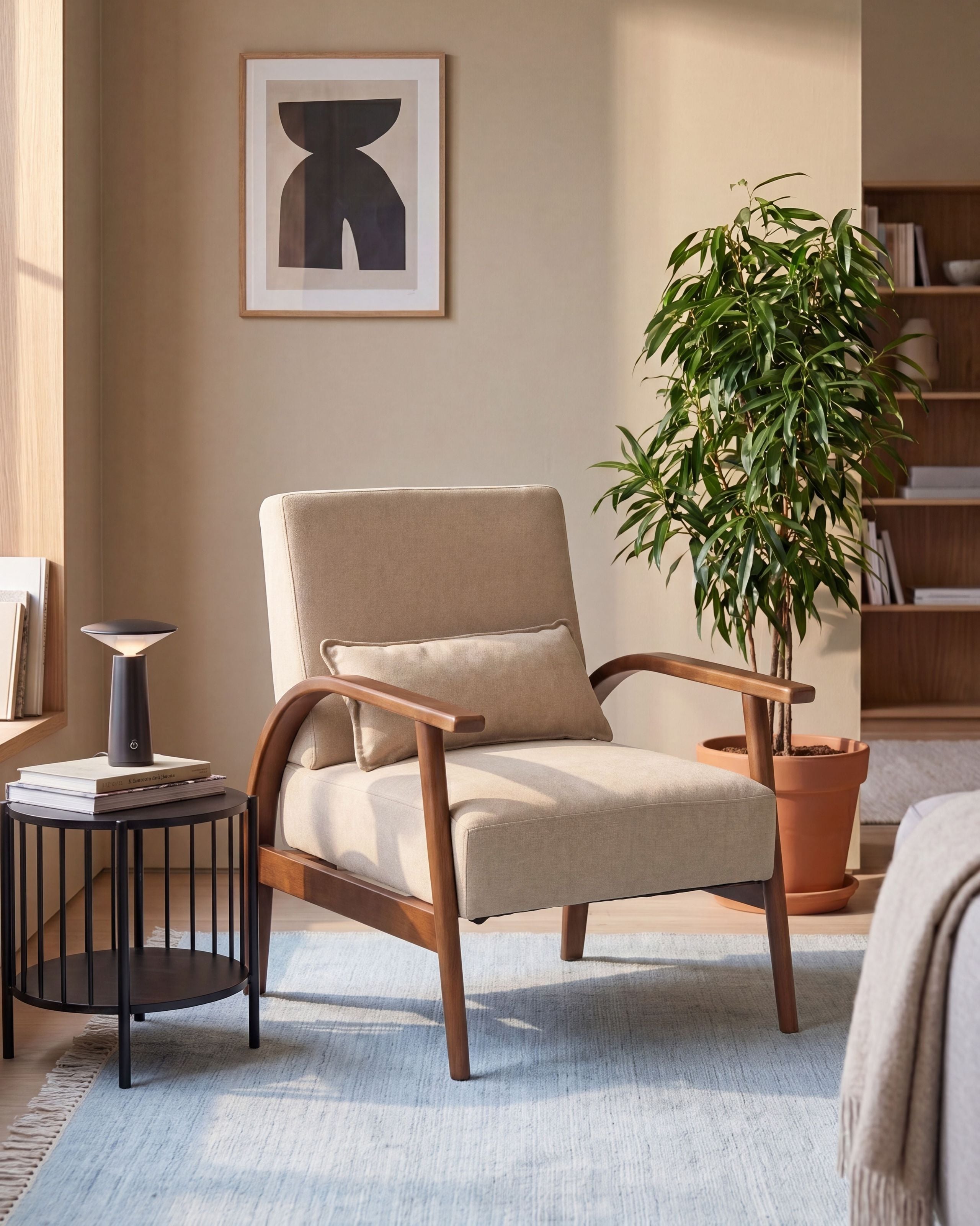Fåtölj SKARA Beige