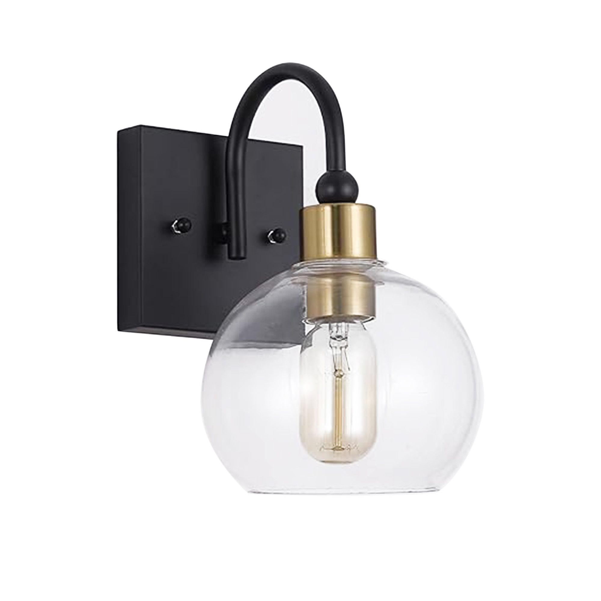 TOOLIGHT vägglampa APP1580-1W Transparent 25,5x15,5x25,5cm