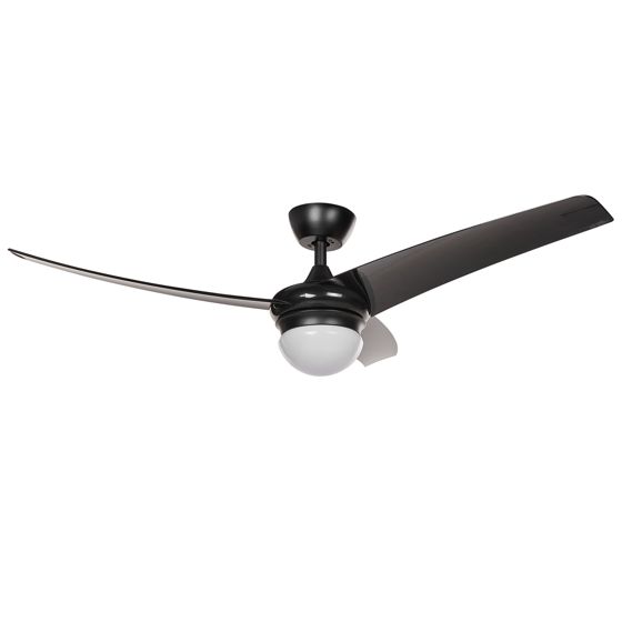 Takfläkt med lampa JIBOA med fjärrkontroll Svart