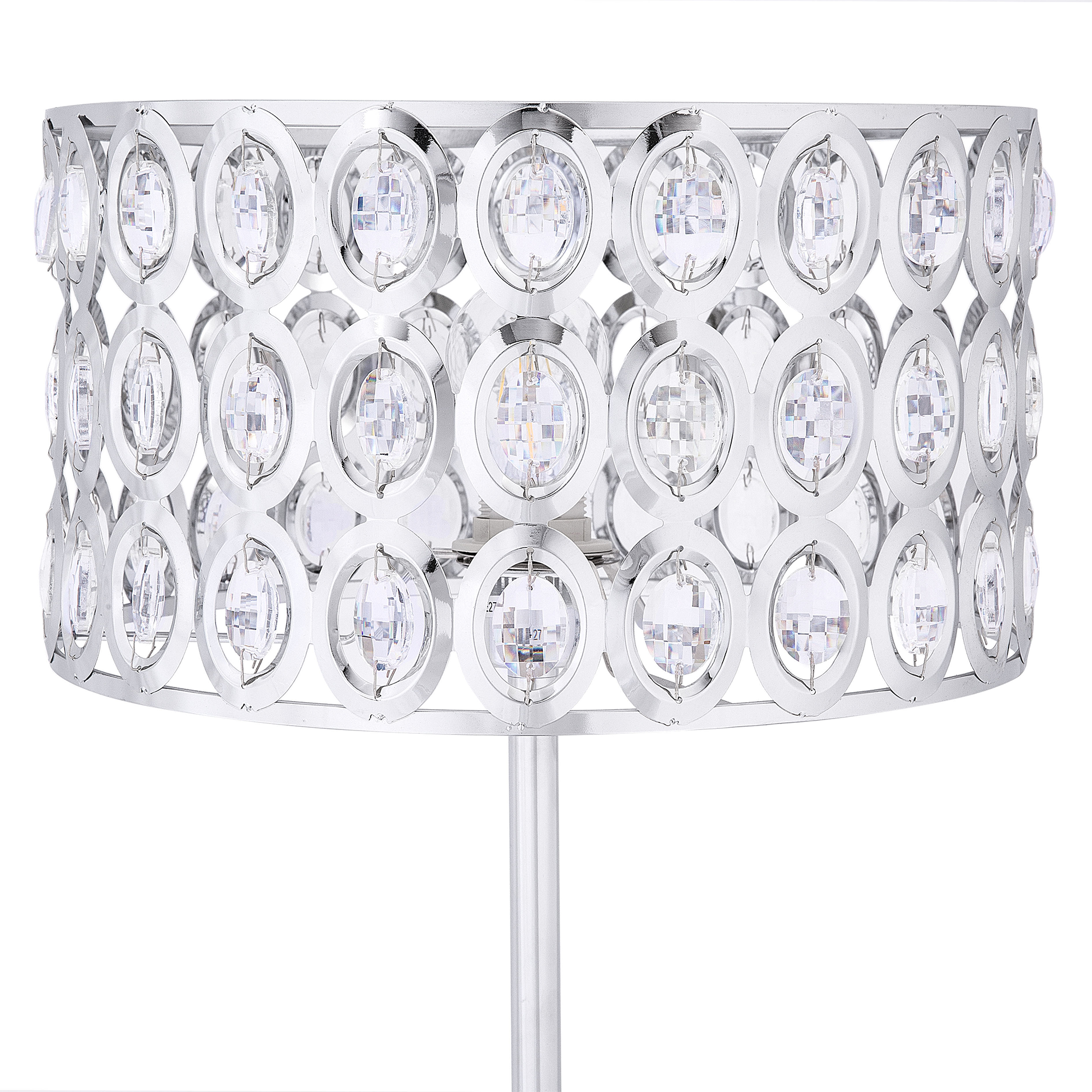 Golvlampa TENNA Kristall Silver