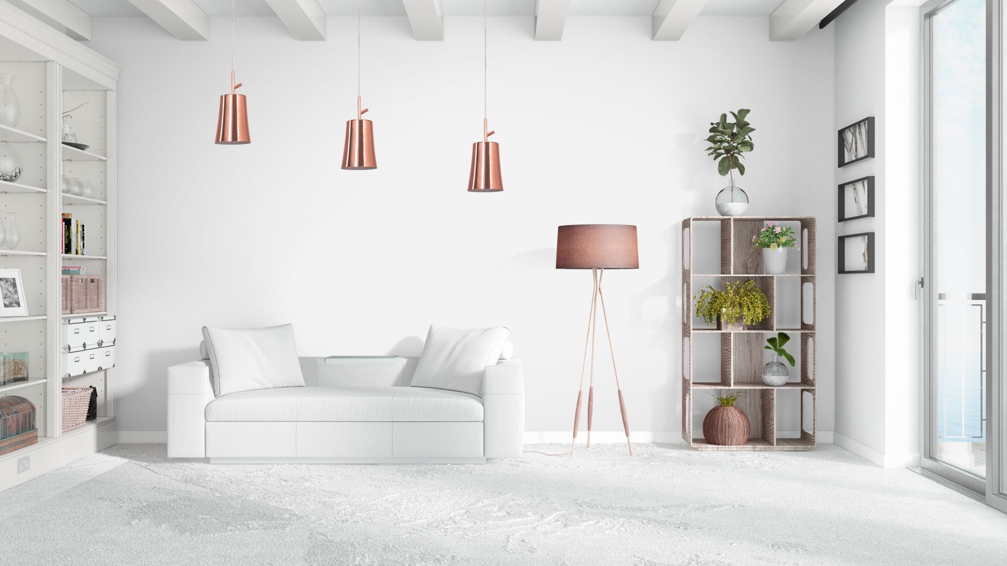 TOOLIGHT hängande taklampa APP1036-1CP Roséguld 17x13x107cm
