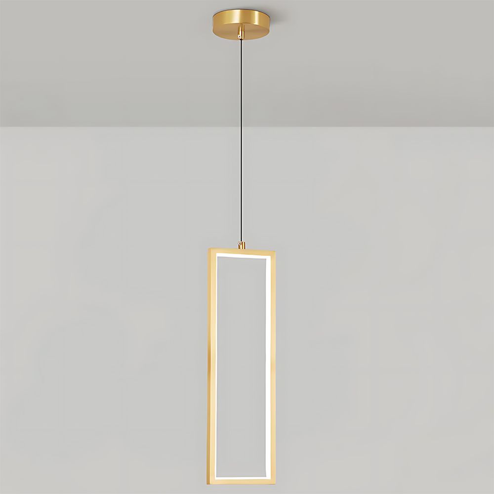 Toolight Hängande taklampa LHJ084-1CP LED Guld 12x12x20cm