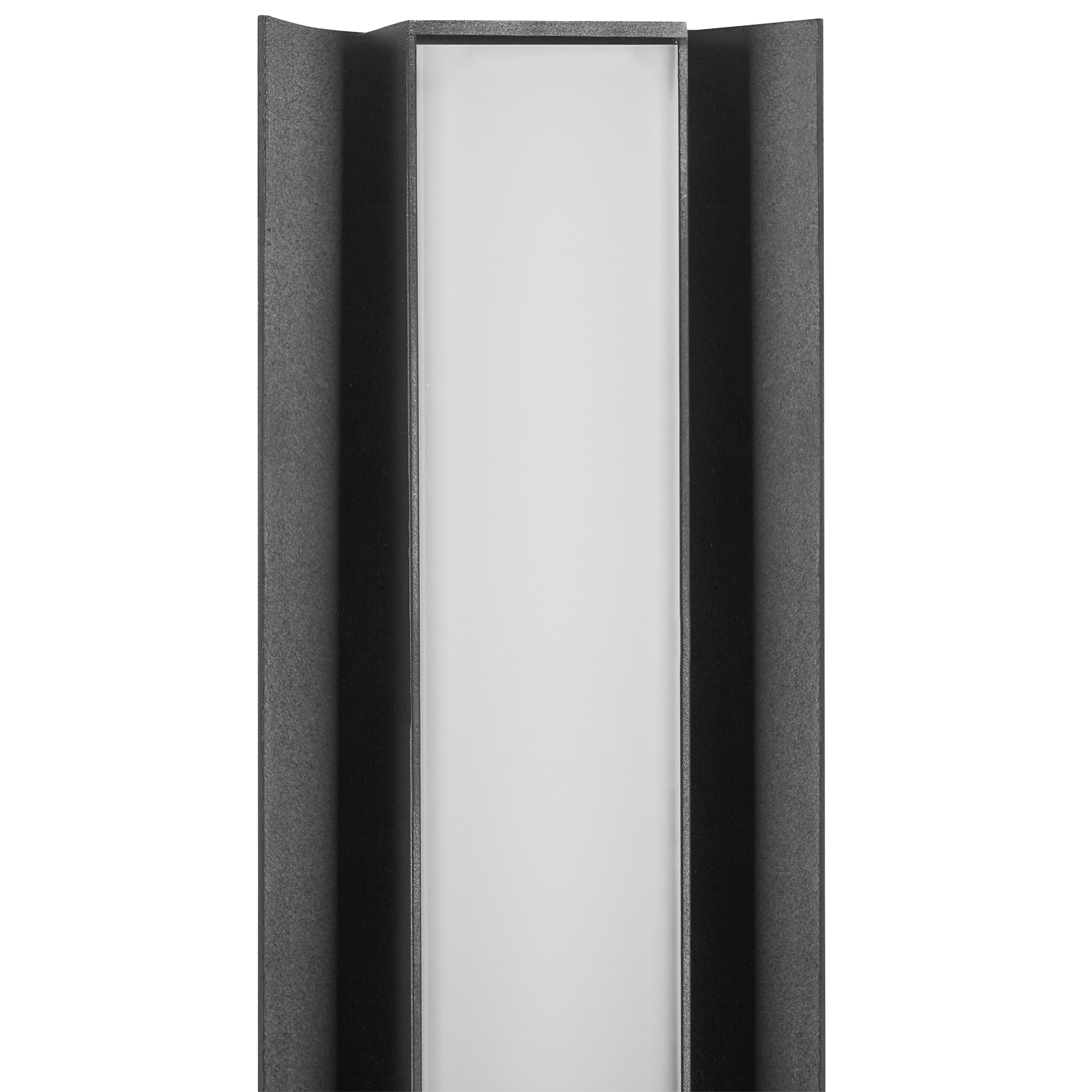 LED-vägglampa för utomhusbruk KOROS Svart
