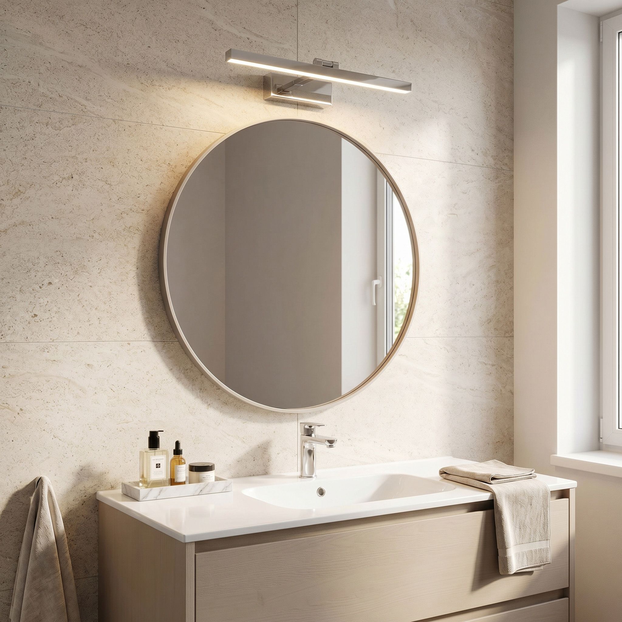 TOOLIGHT vägglampa APP1857-1W 40cm LED Krom 40x18x5cm