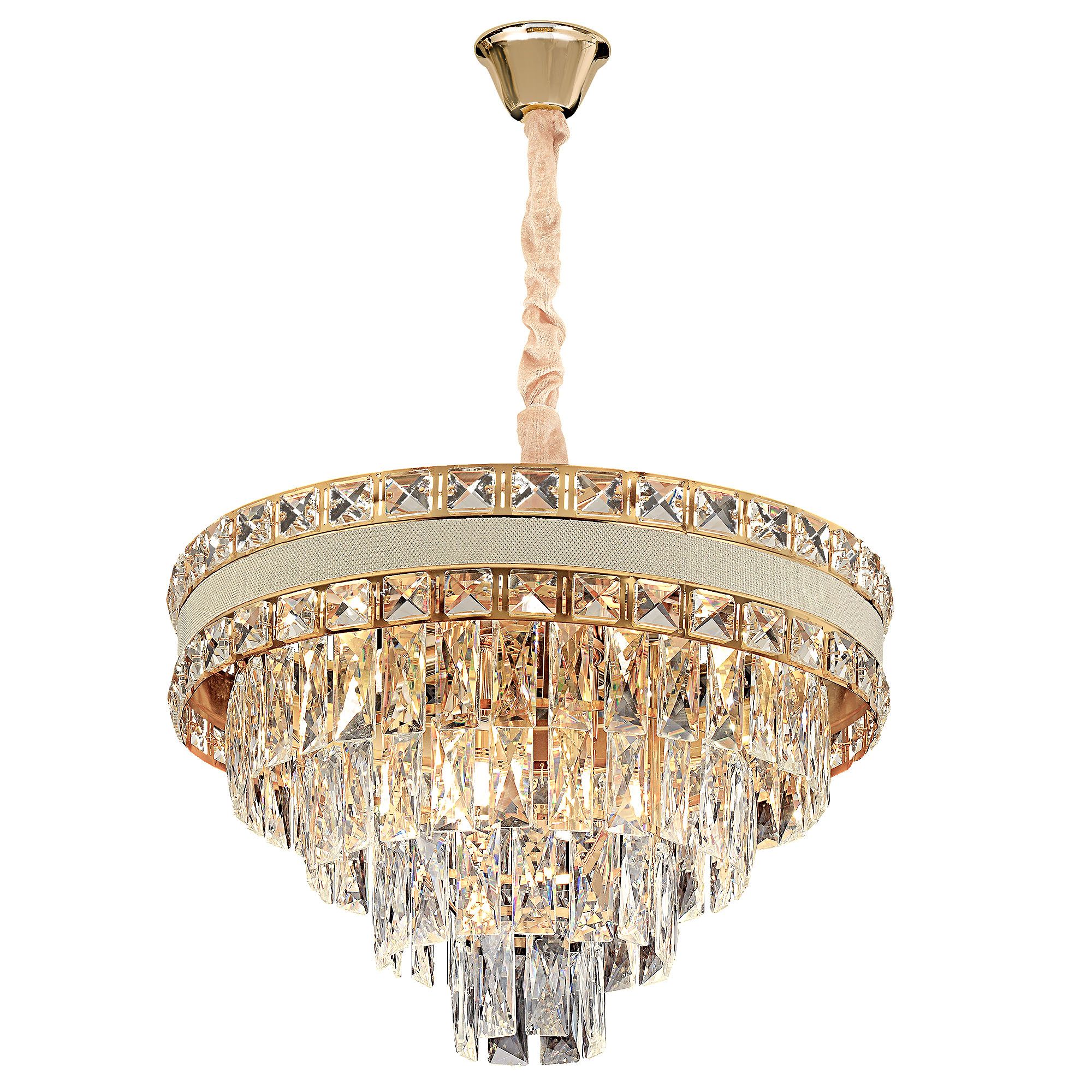 TOOLIGHT hängande taklampa G048-CP 50cm Guld 70x48x30cm