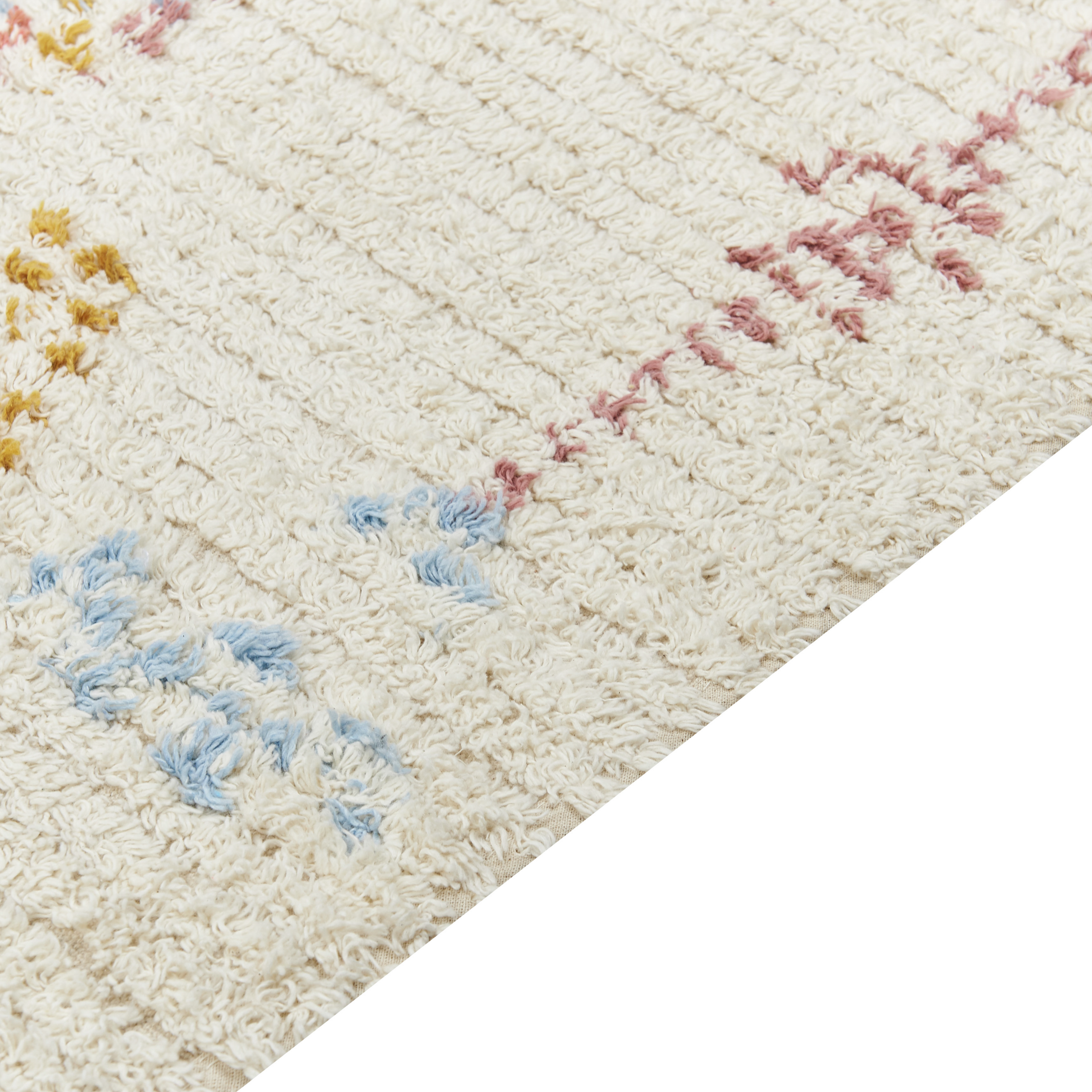 Matta BETTIAH Beige 80 x 150 cm Bomull