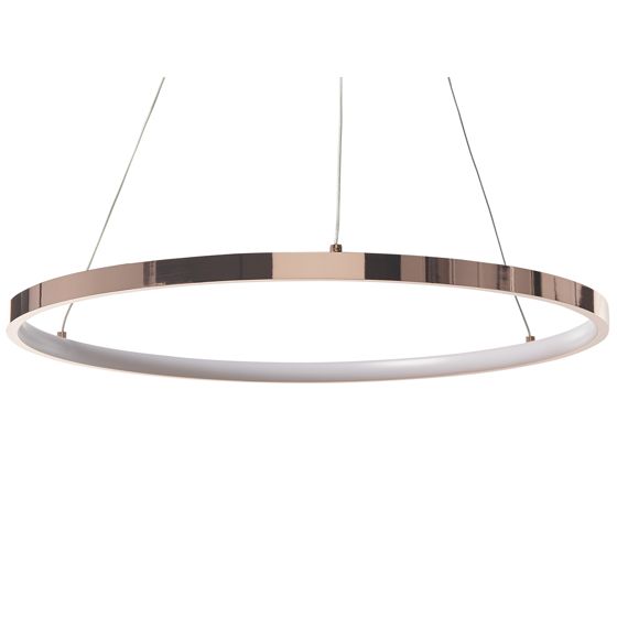 LED-pendellampa JORDAN Metall Roséguld