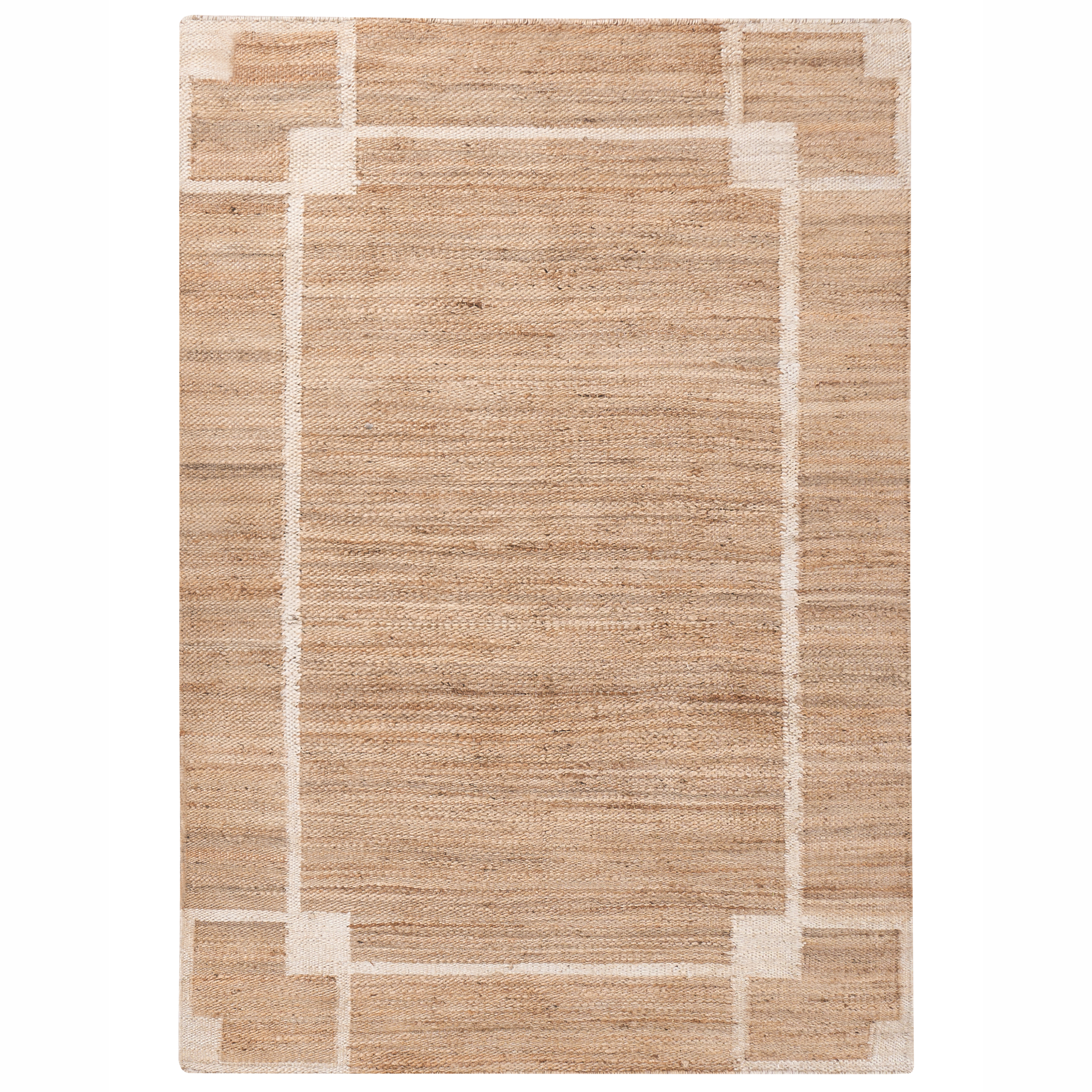 Matta GONDIA Ljusbeige 160 x 230 cm Jute