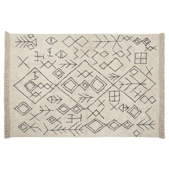 Matta SOMEK Beige 160 x 230 cm Bomull