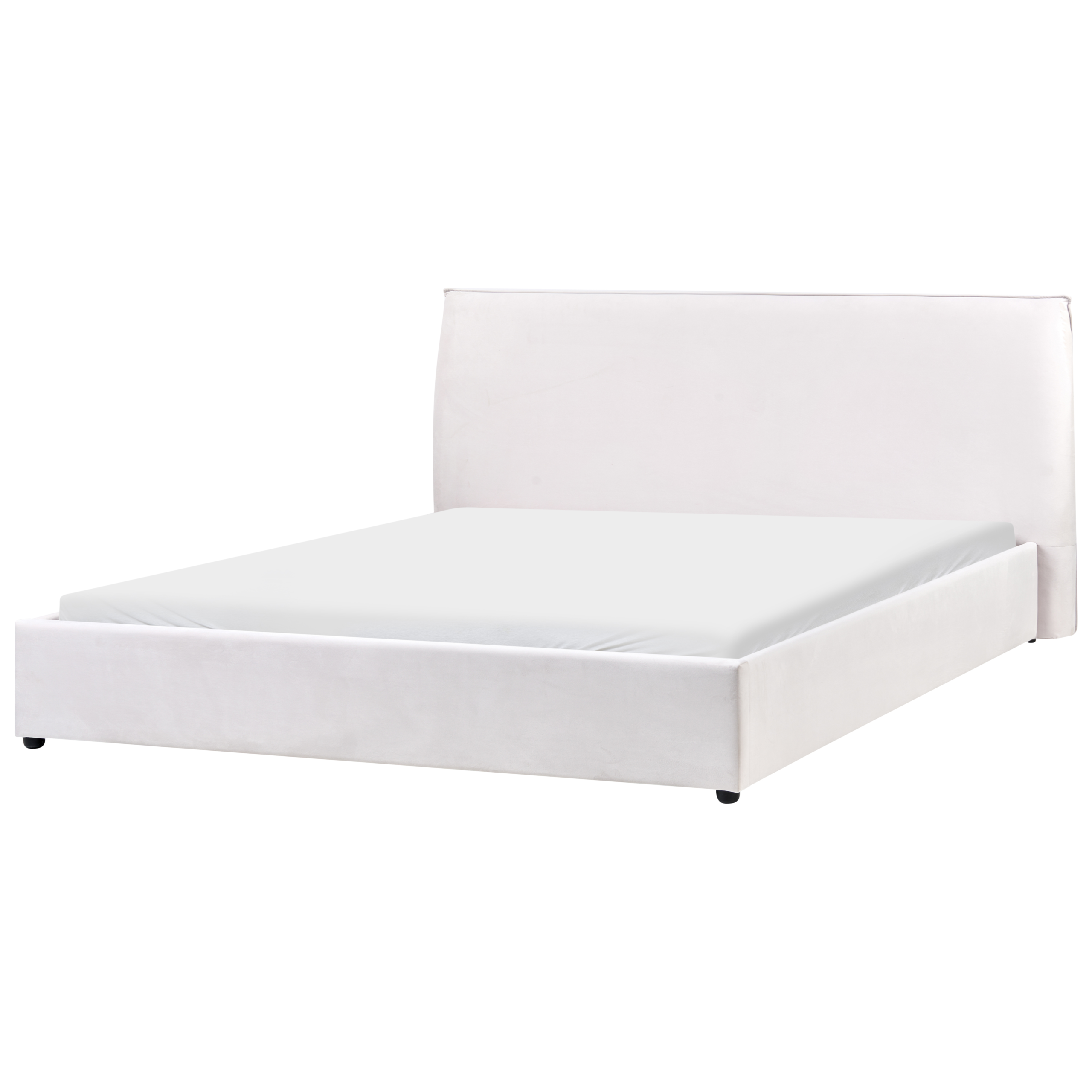 Säng med lamellram Sammet LAVAUR 180 x 200 cm Off-White