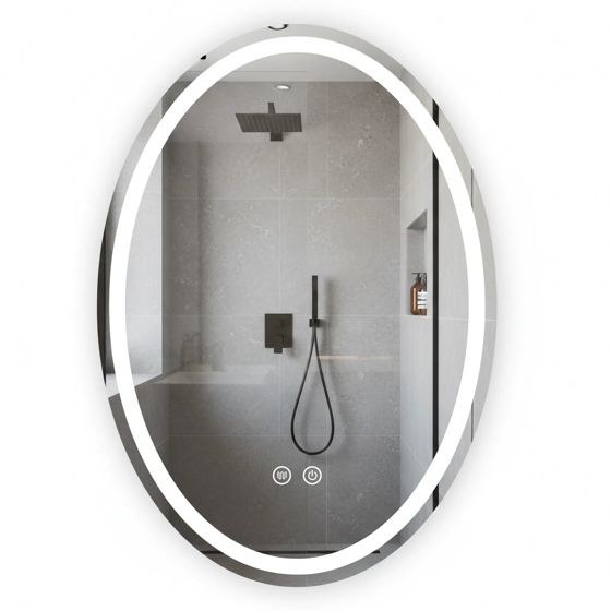 REA spegel Marco 80X60 LED Transparent 2,5x60x80cm