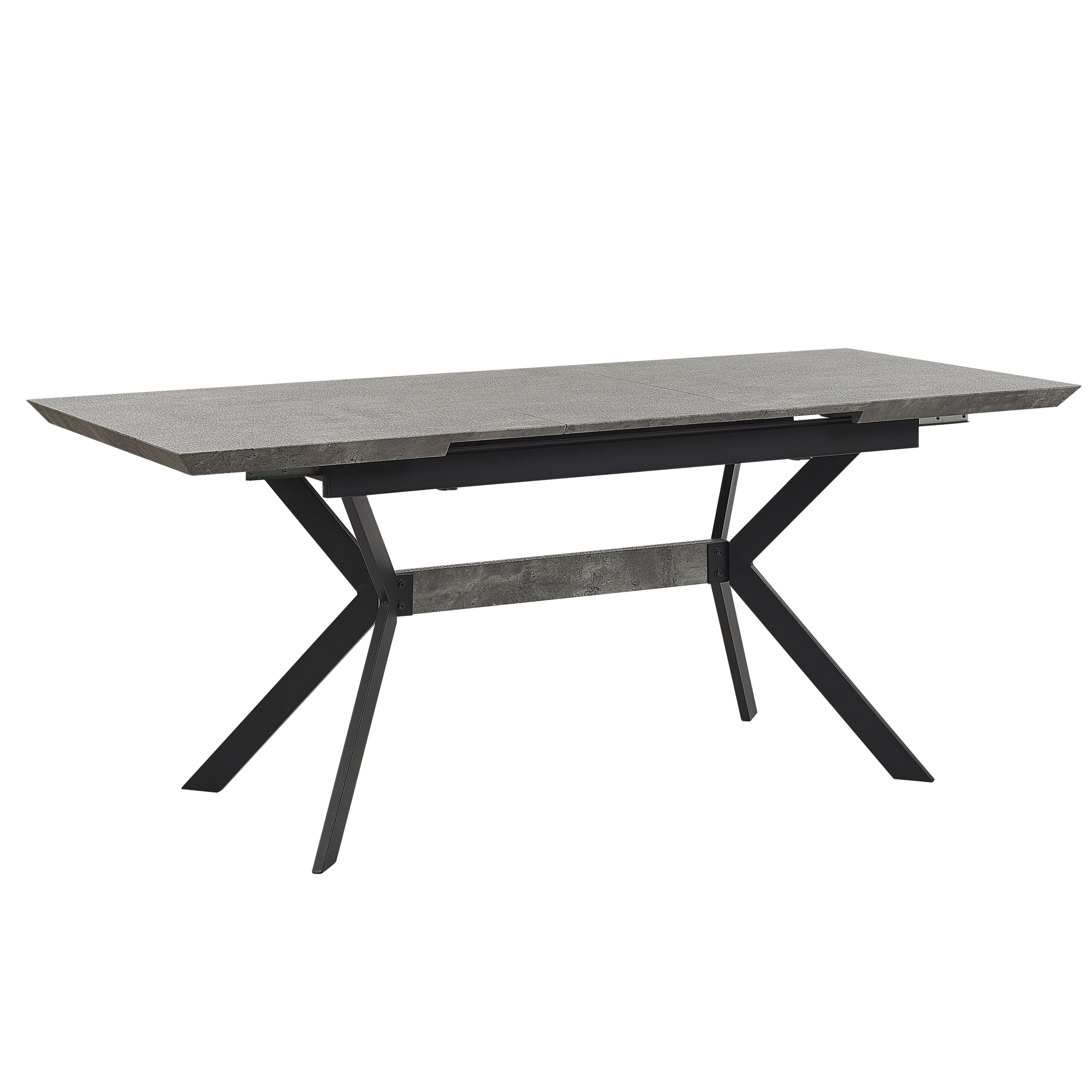Förlängningsbart matbord BENSON Ljusgrå 140/180 cm 80 cm