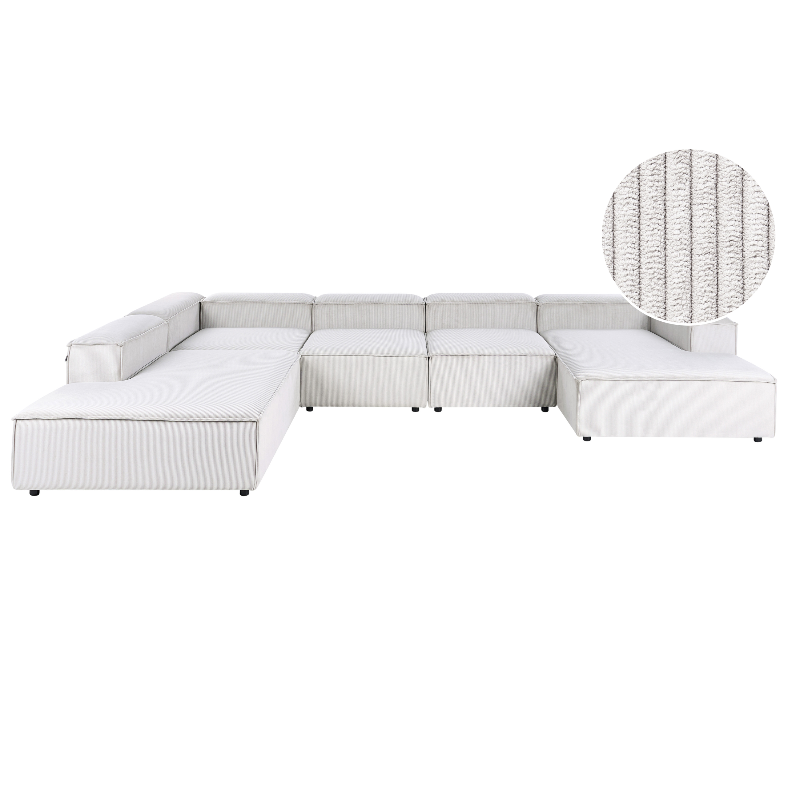 Modulär hörnsoffa 5-sits ARDAL Manchester Off-White Högervänd