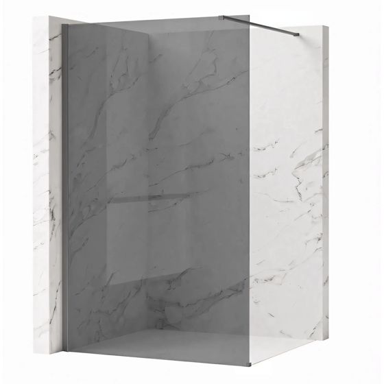REA Duschvägg Flexi Grey 90 Titan, 120x90x195cm