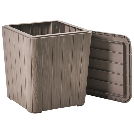Förvaringslåda SARANDI 40 cm 40 cm Taupe