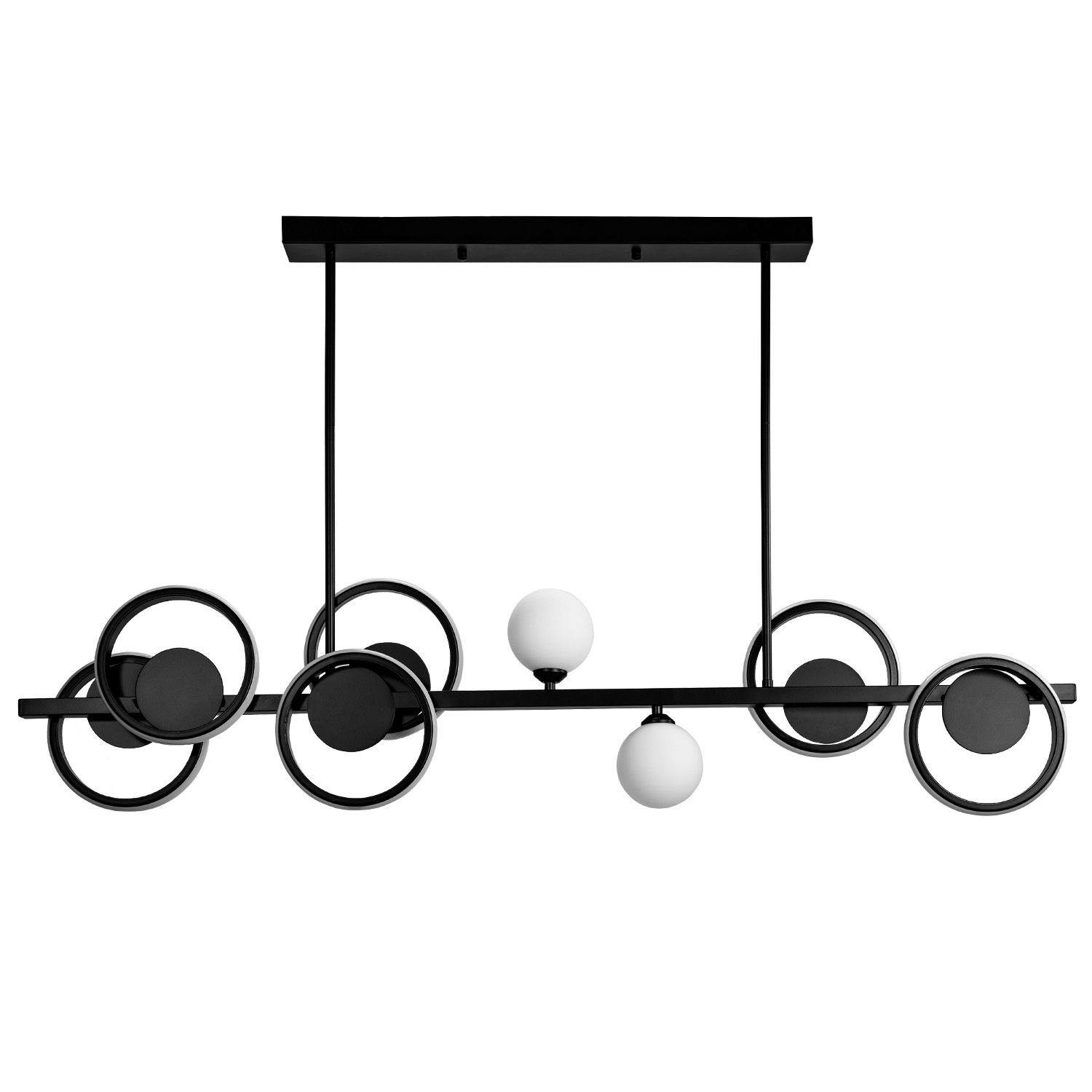 TOOLIGHT taklampa hängande APP1199-CP svart, 120x10x67cm