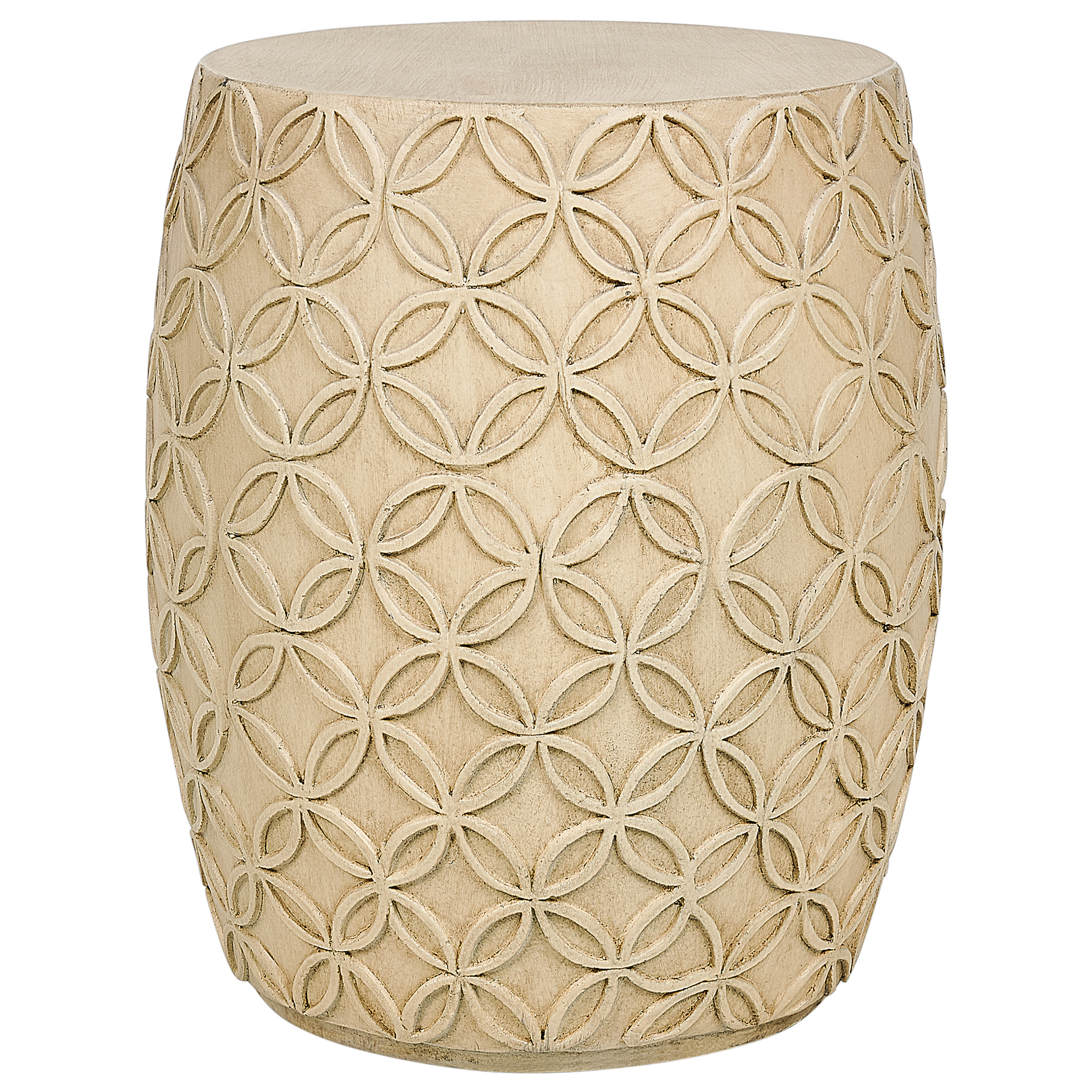 Sidobord ZOGNO 33 cm 33 cm Ljusbeige