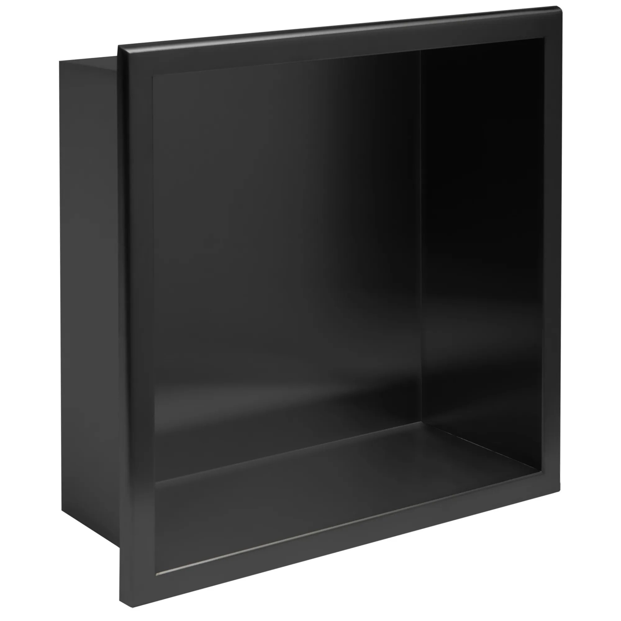 REA Inbyggd Badrumshylla 4 30x30x10 Svart, 10x30x30cm