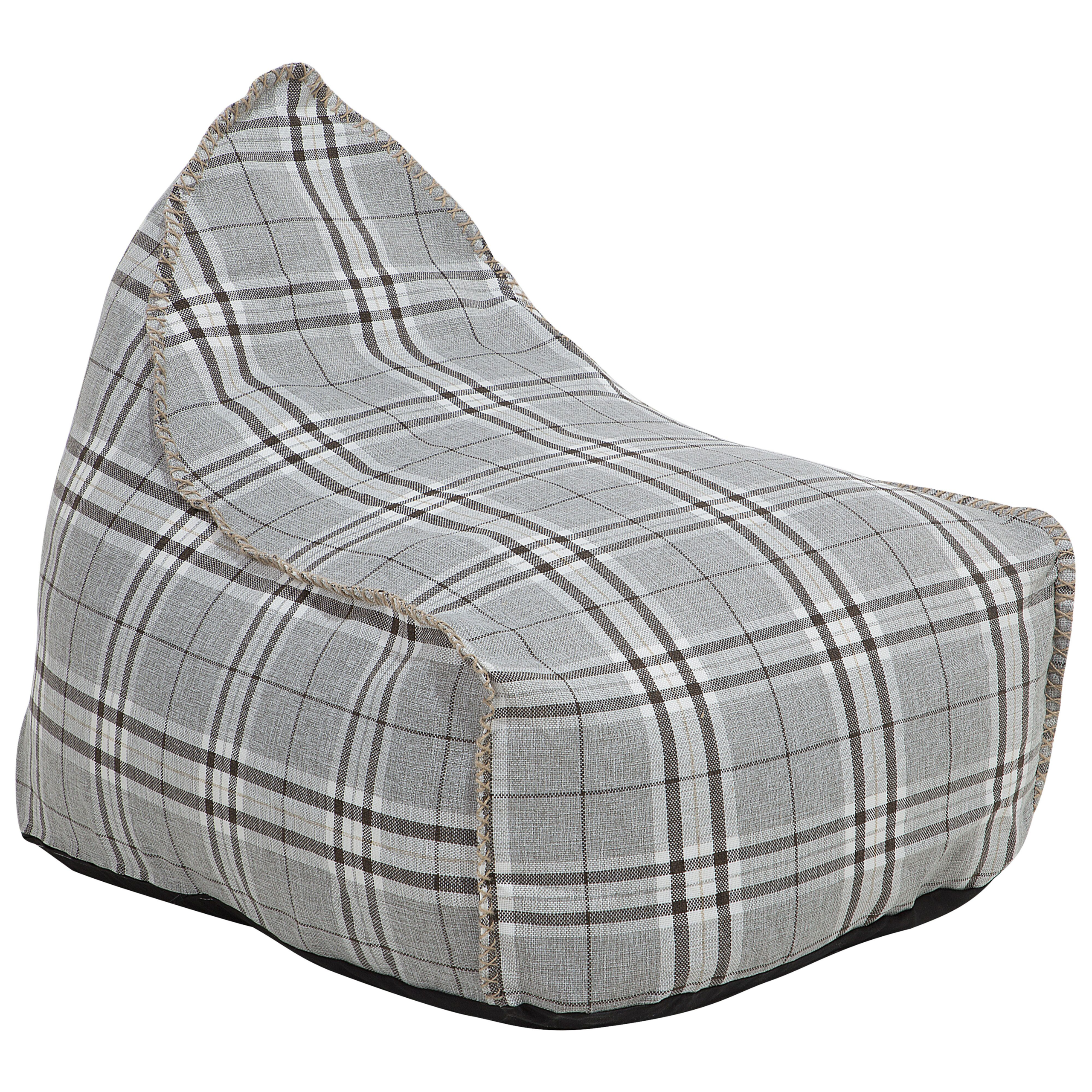 Sittsäck 200 L DROP LINEN 63 cm 75 cm Grå