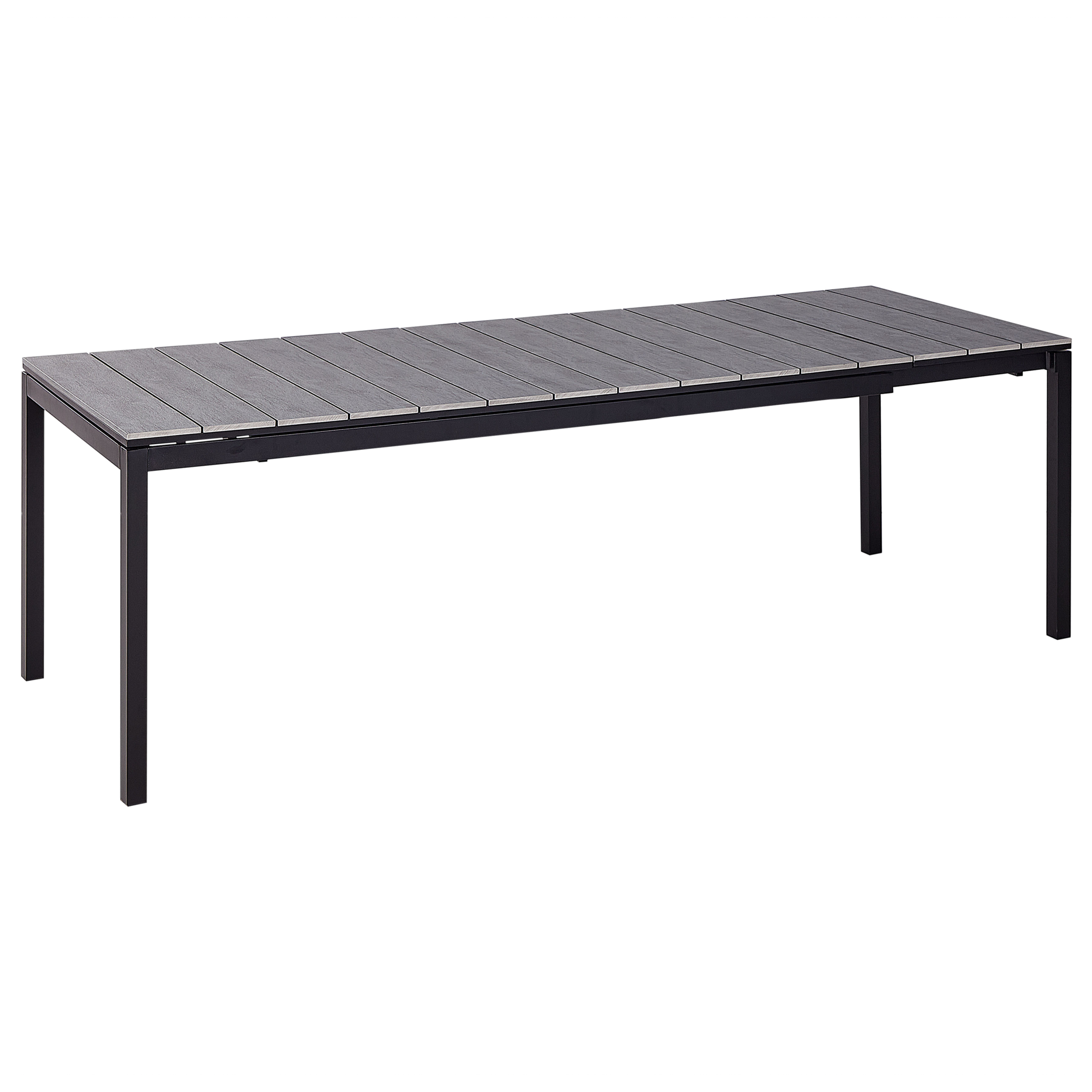 Utdragbart trädgårdsmatbord TOFANE 198/248 cm 90 cm Grå