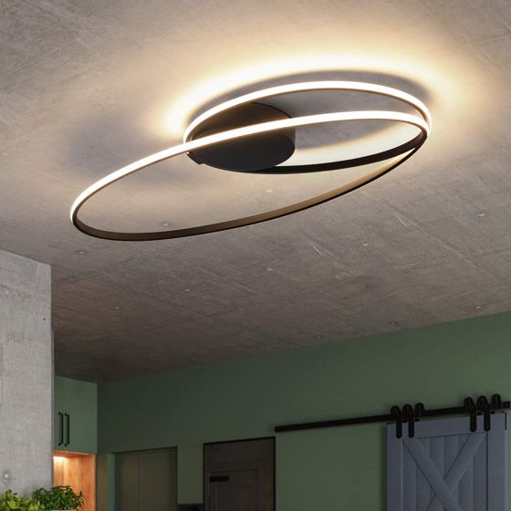 NETTLIFE LED - taklampa, för vardagsrum, 36W, vardagsrumslampa, för sovrum, 3000K, varmvit
