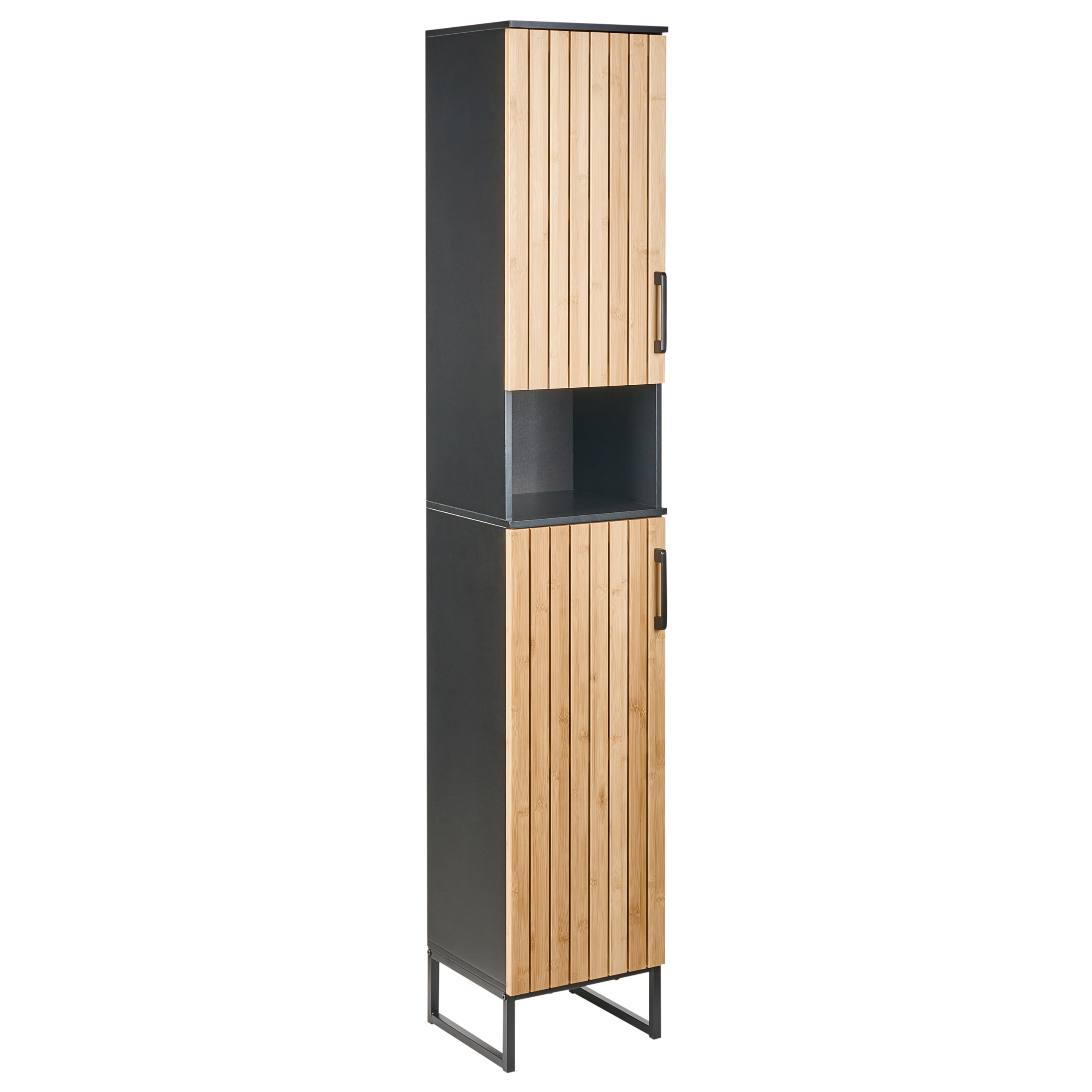 Badrumsskåp MISCANTI 30 cm Bambu Ljusbrun