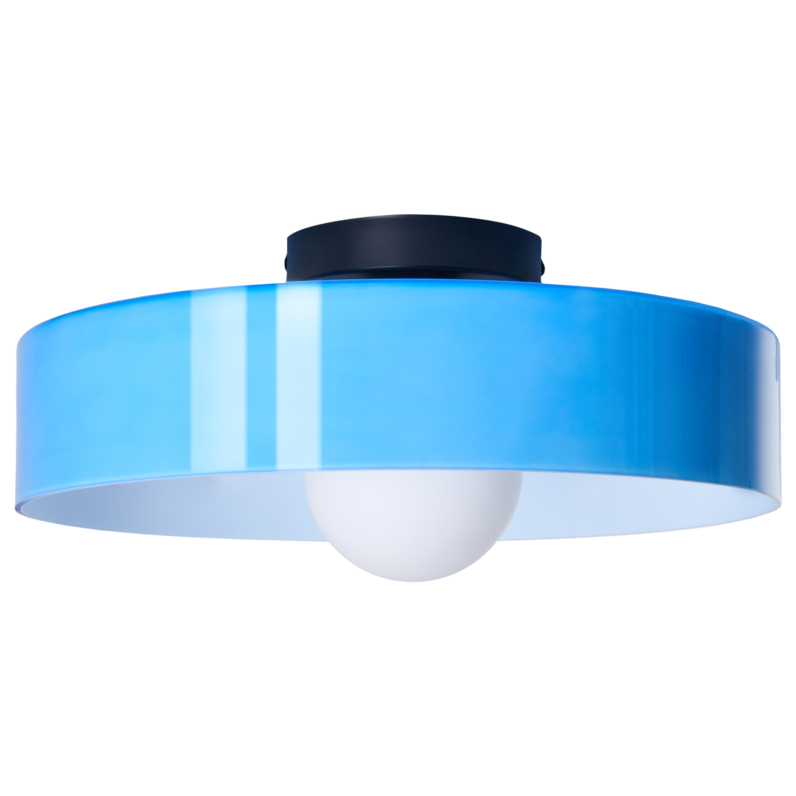 Taklampa LUGUSE Glas Blå