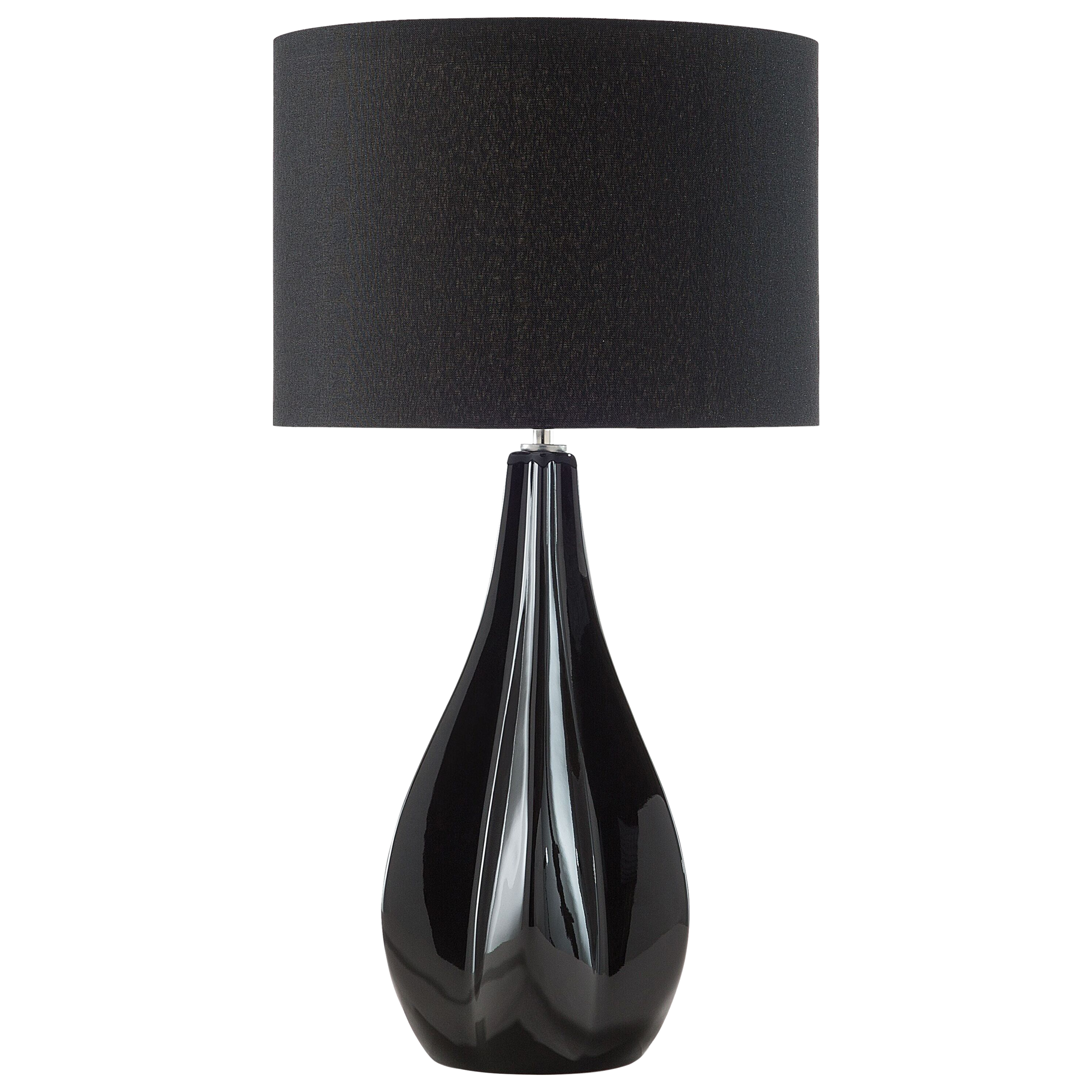 Bordslampa SANTEE Porslin Svart