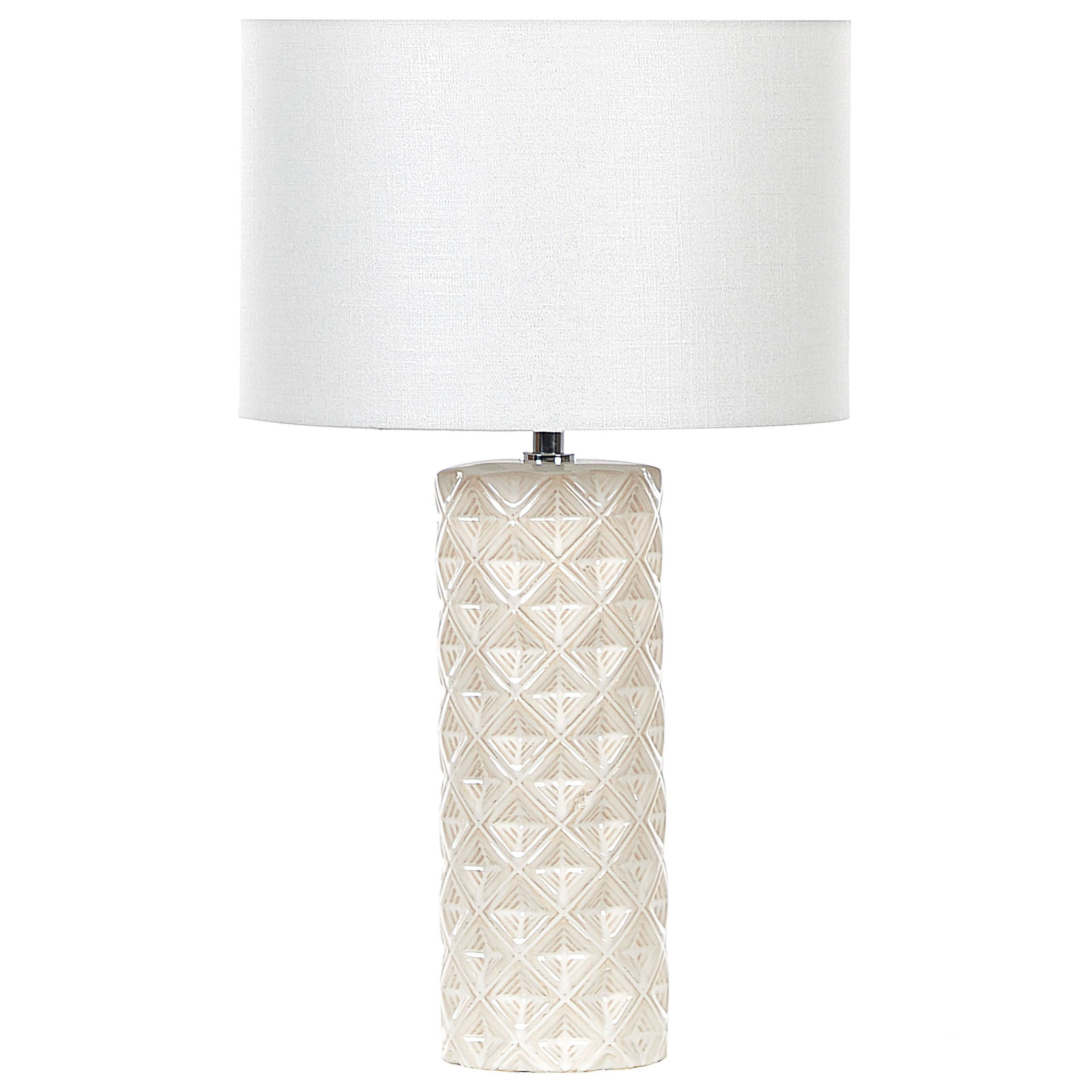 Bordslampa BALONNE Keramik Ljusbeige