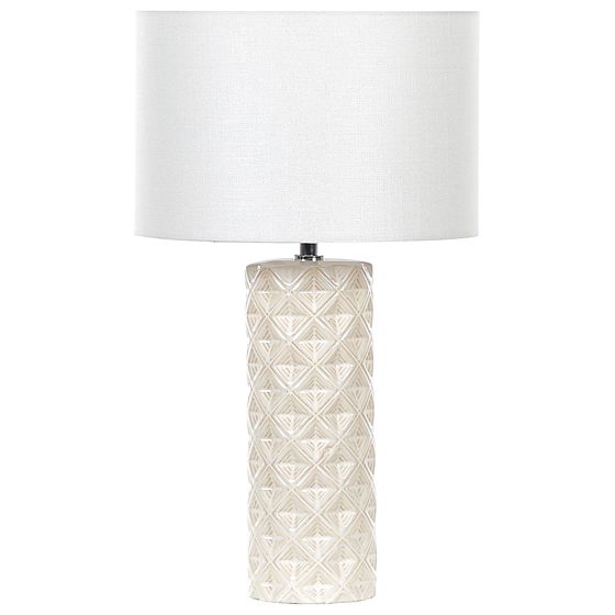 Bordslampa BALONNE Keramik Ljusbeige