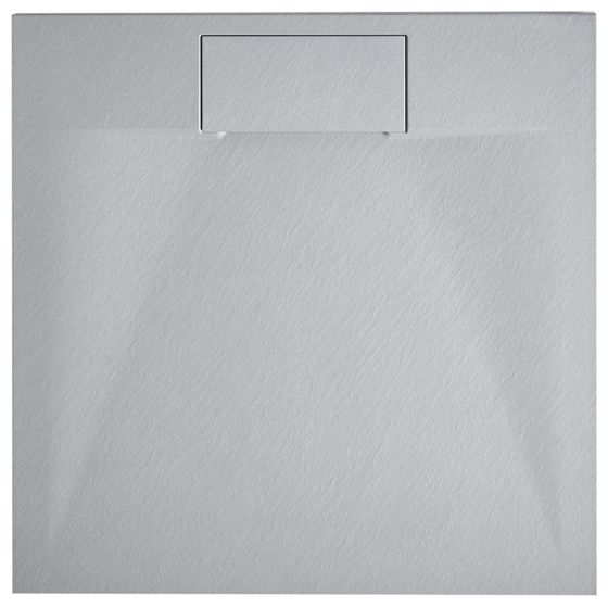 Duschkar AZZURRO 80 x 80 x 3 cm Grå