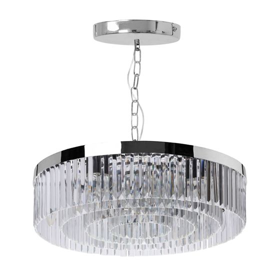 TOOLIGHT hängande taklampa APP1532-8CP Krom 58x58x66,5cm