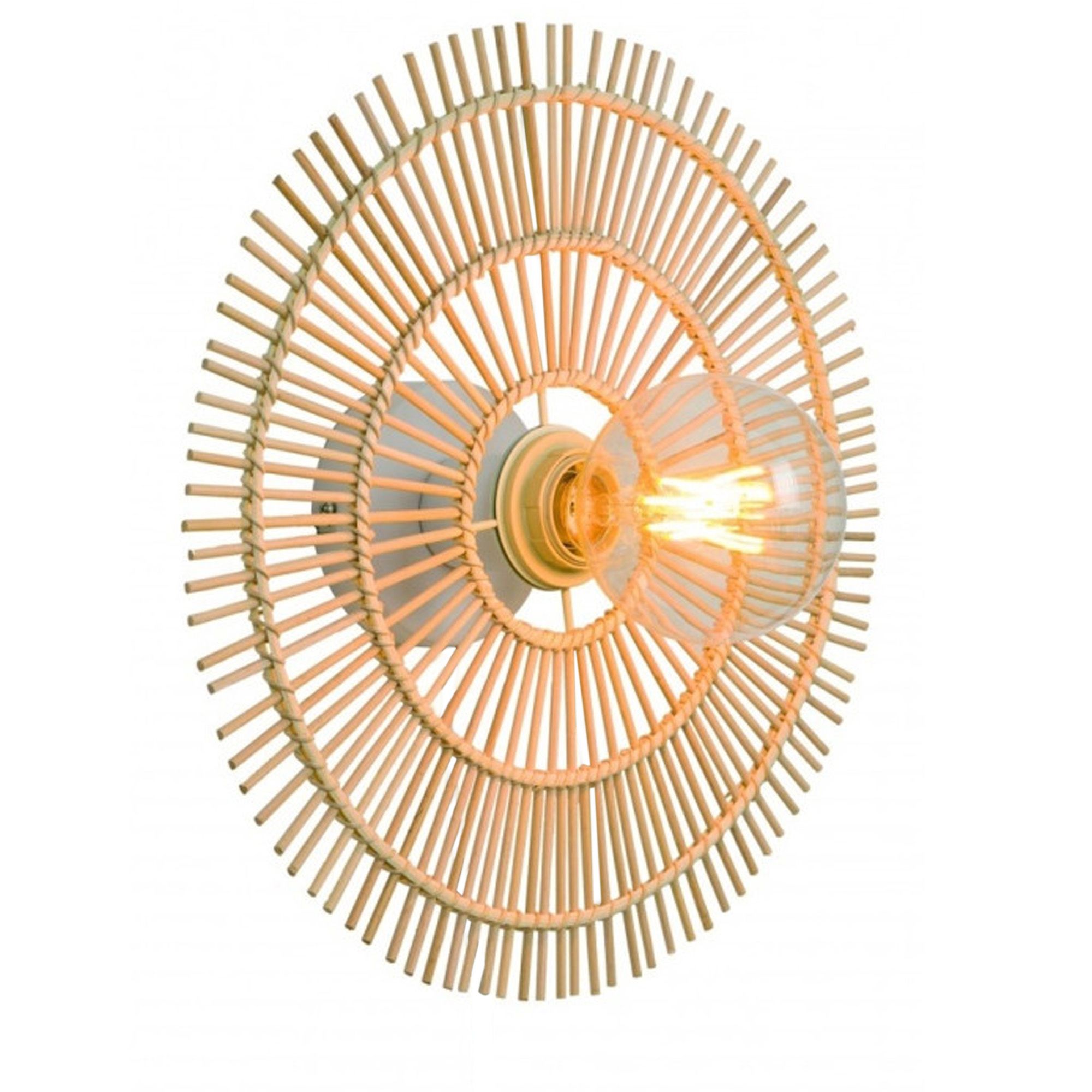 TOOLIGHT vägglampa APP1267 BOHO Brun 43x5x43cm