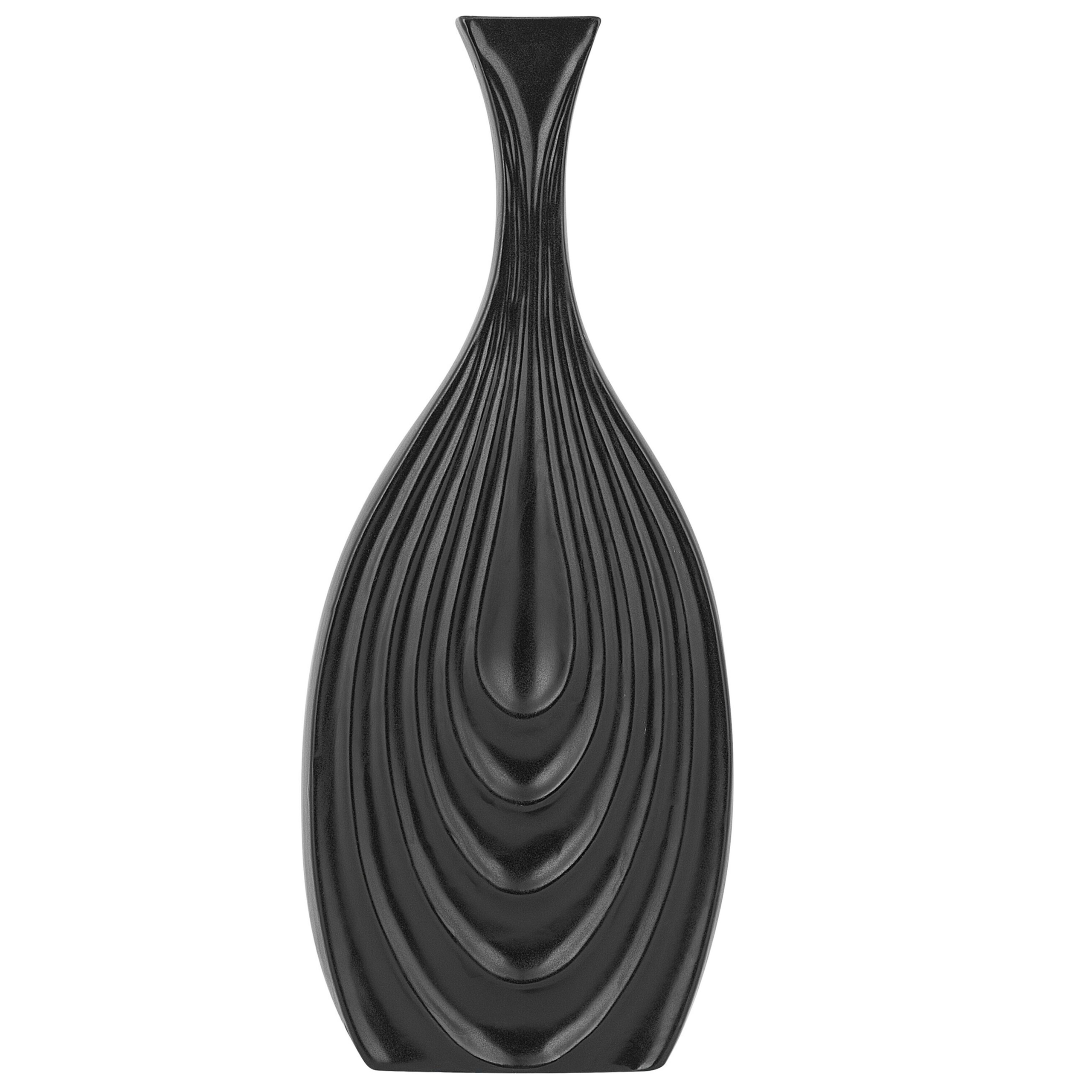 Dekorationsvas THAPSUS 39 cm Keramik Svart