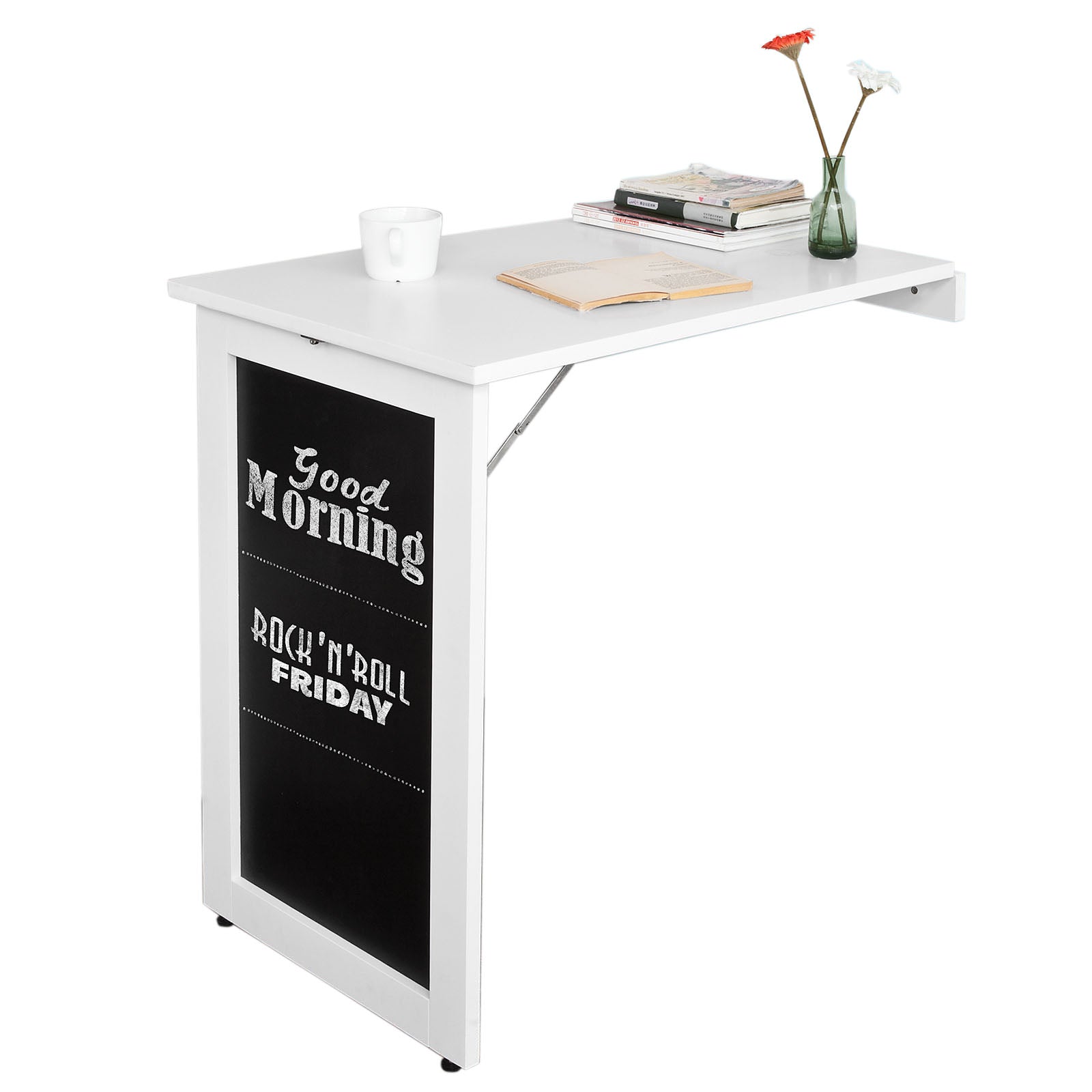 SoBuy Väggmonterat klaffbord Barbord Matbord FWT20-W