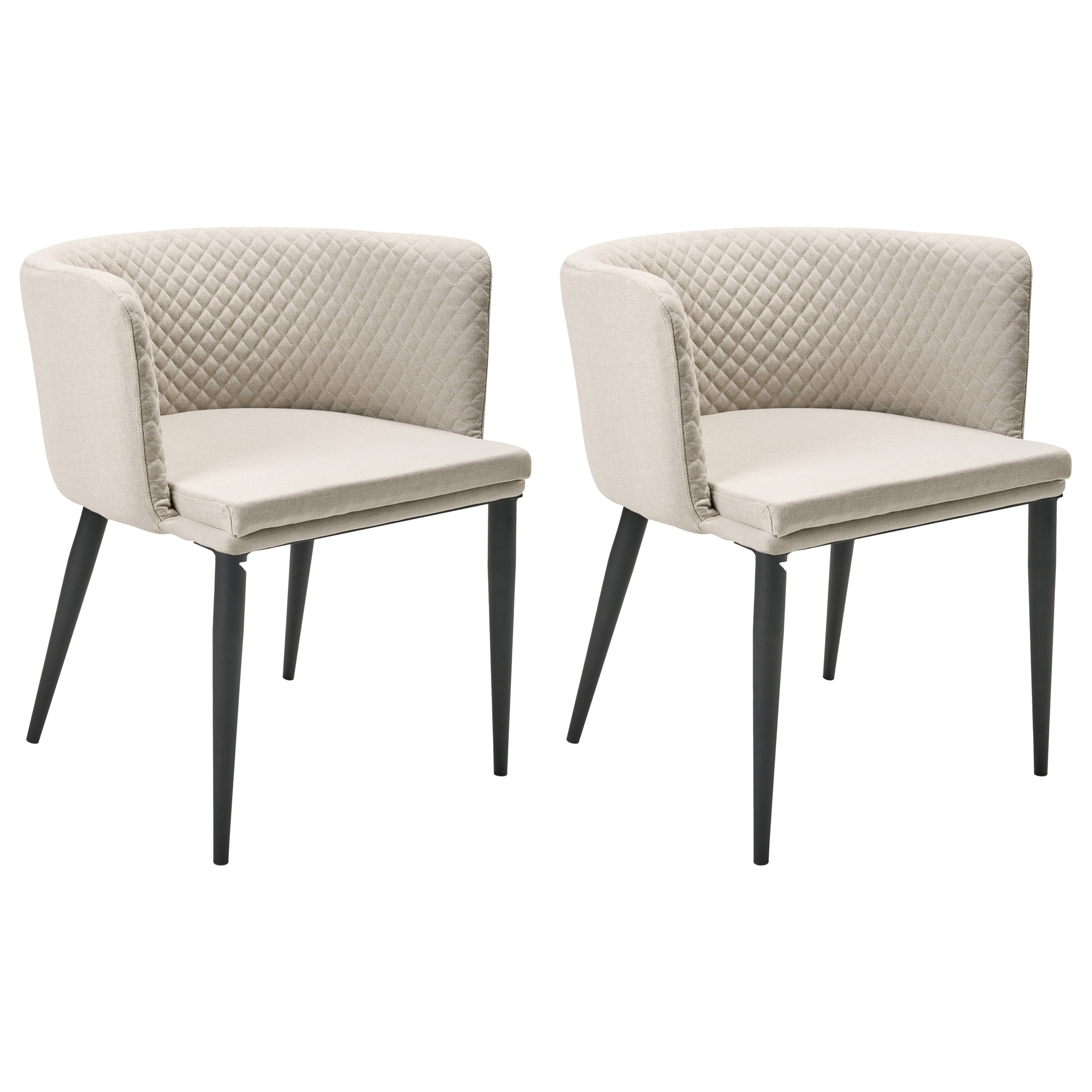 Set med 2 trädgårdsstolar LIMASSON Beige