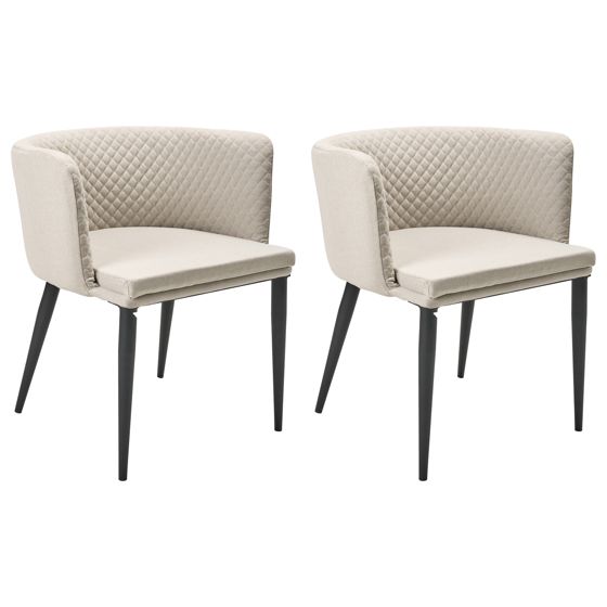Set med 2 trädgårdsstolar LIMASSON Beige