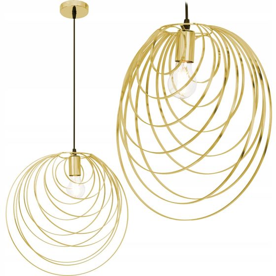 TOOLIGHT hängande taklampa APP428-1CP Guld 39x40,5x39cm